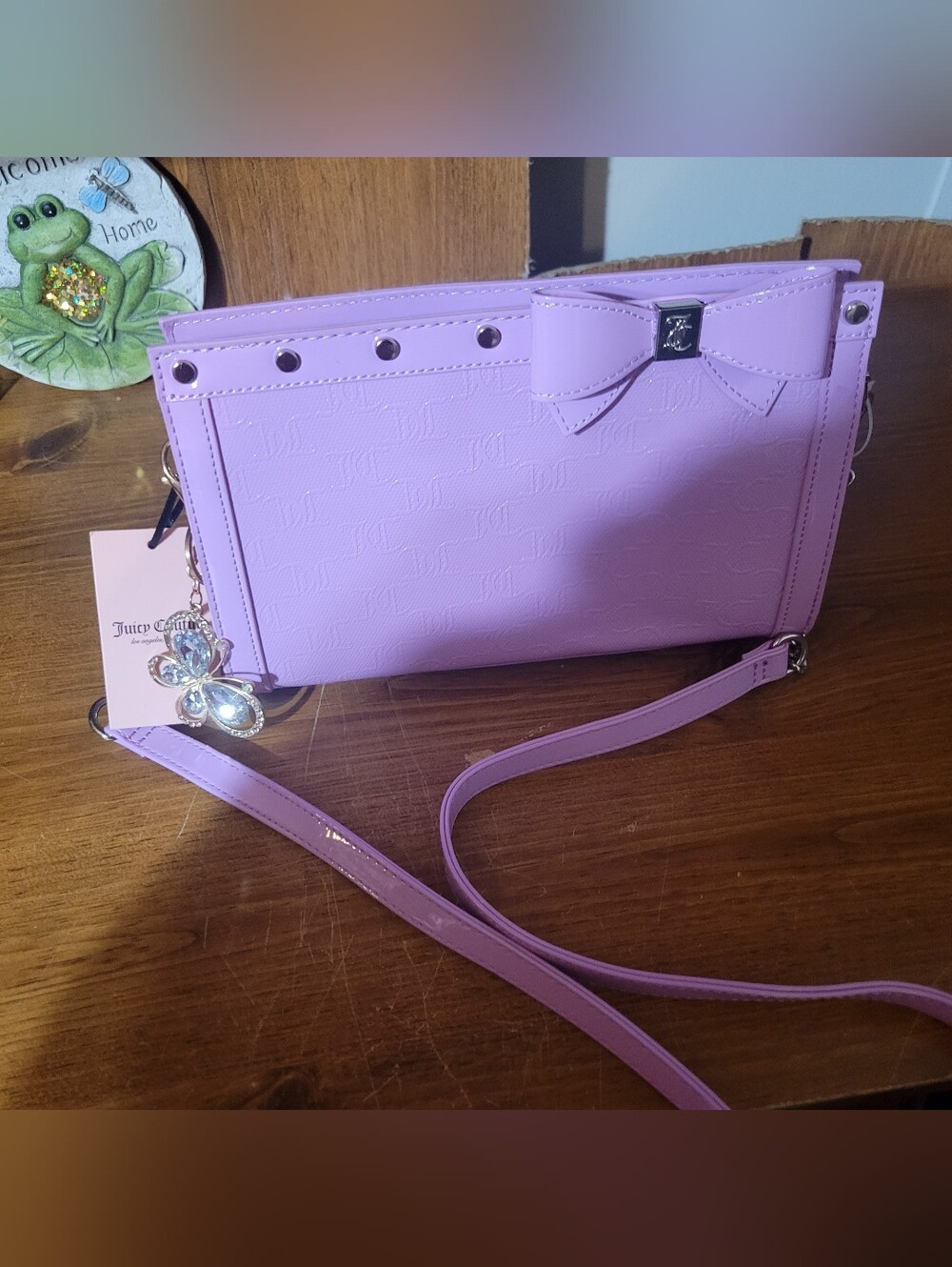 Juicy Couture Violet Tulle For The Girls Crossbody Clutch